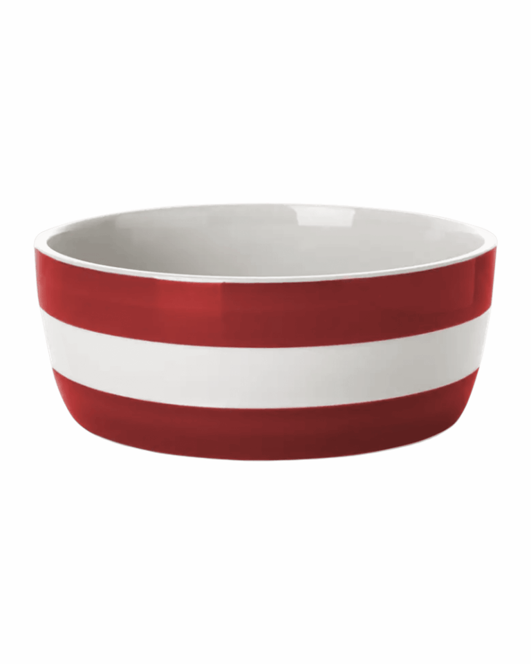 Cornishware Red Dog Bowl