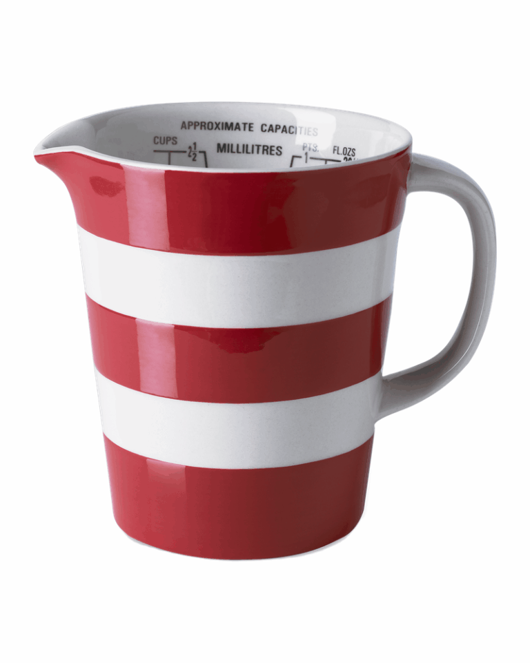 Cornishware Red Graduated Jug