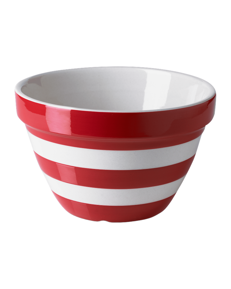 Cornishware Red Pudding Basin 112cl