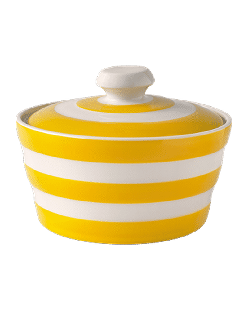 Cornishware Yellow Butter Dish