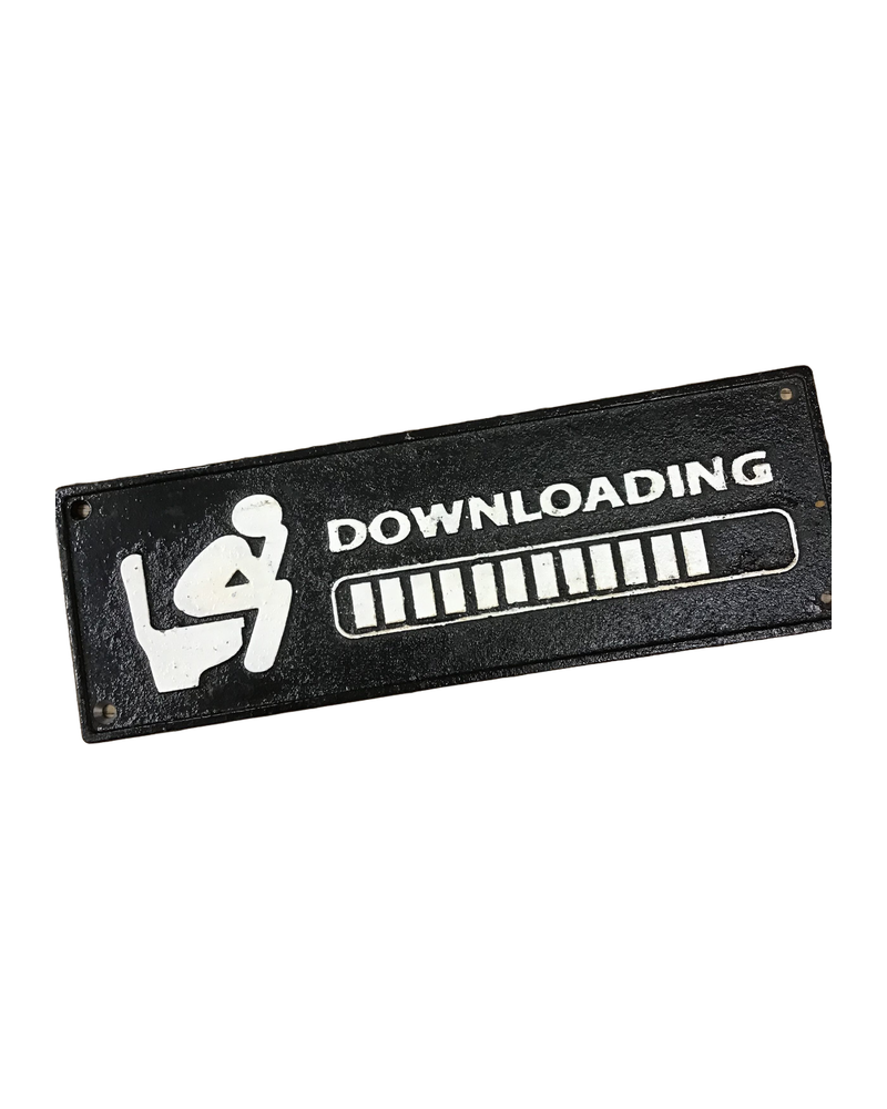 Downloading Cast Iron Sign