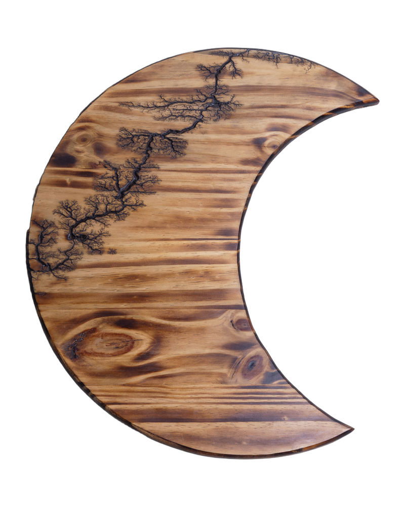 ‘Fractal Wooden Moon’ By The Lightning Shack