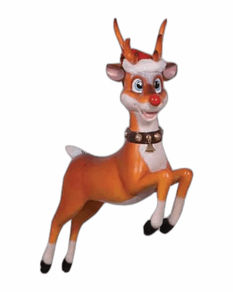 Funny Hanging Reindeer