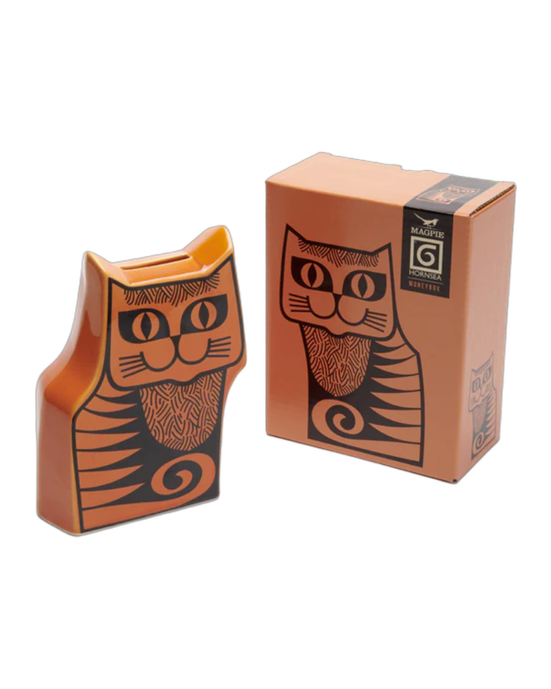 Hornsea Moneybox – Cat Orange