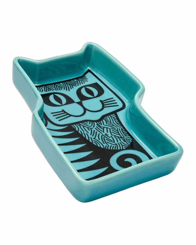 Hornsea Trinket Dish - Cat Teal