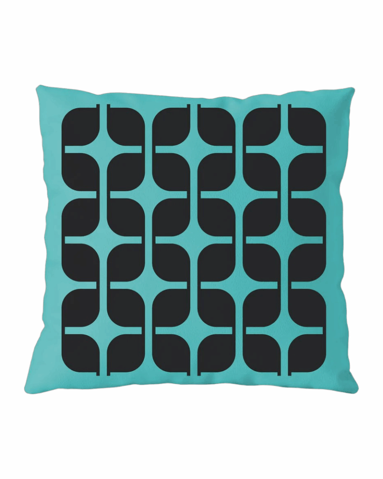 Hornsea Cushion - Teal Link