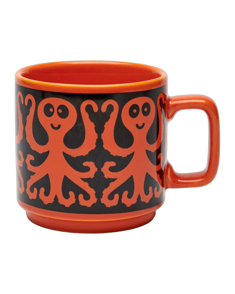 Hornsea Mug – Orange Octopus