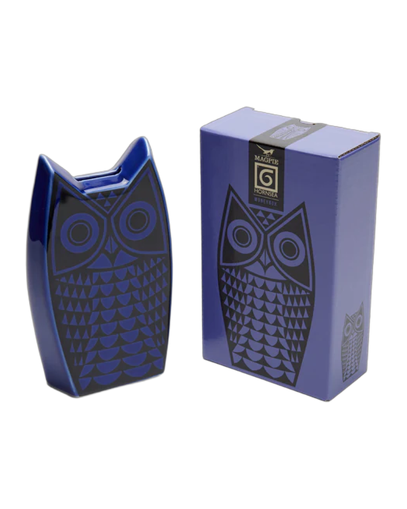 Hornsea Moneybox – Owl Blue