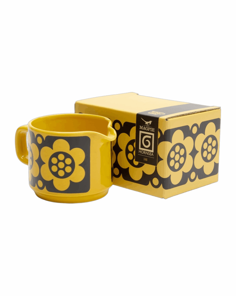 Hornsea Jug - Yellow Geo Flower