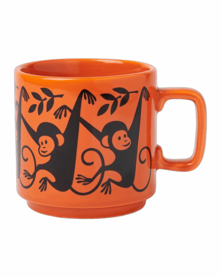 Hornsea Mug - Orange Monkey