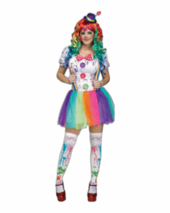 Killer Colour Clown Adult Costume (M-L)