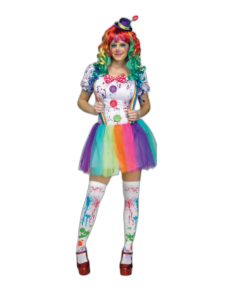 Killer Colour Clown Adult Costume (M-L)