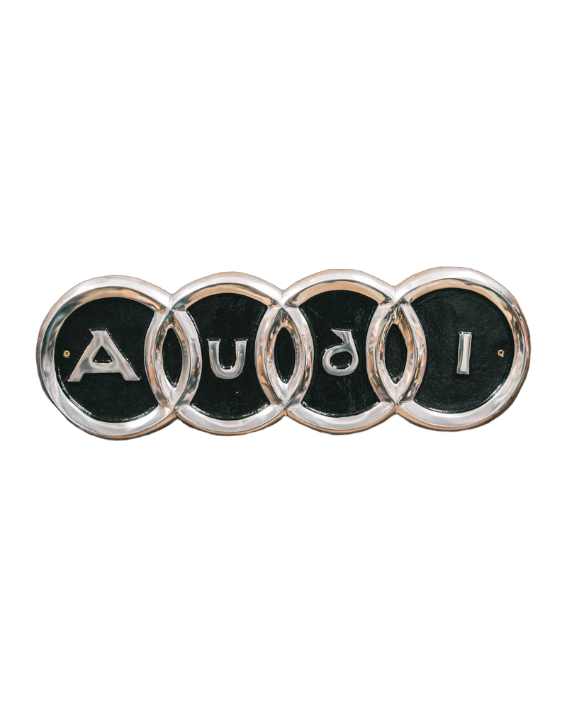 Large Audi Rings Plaque