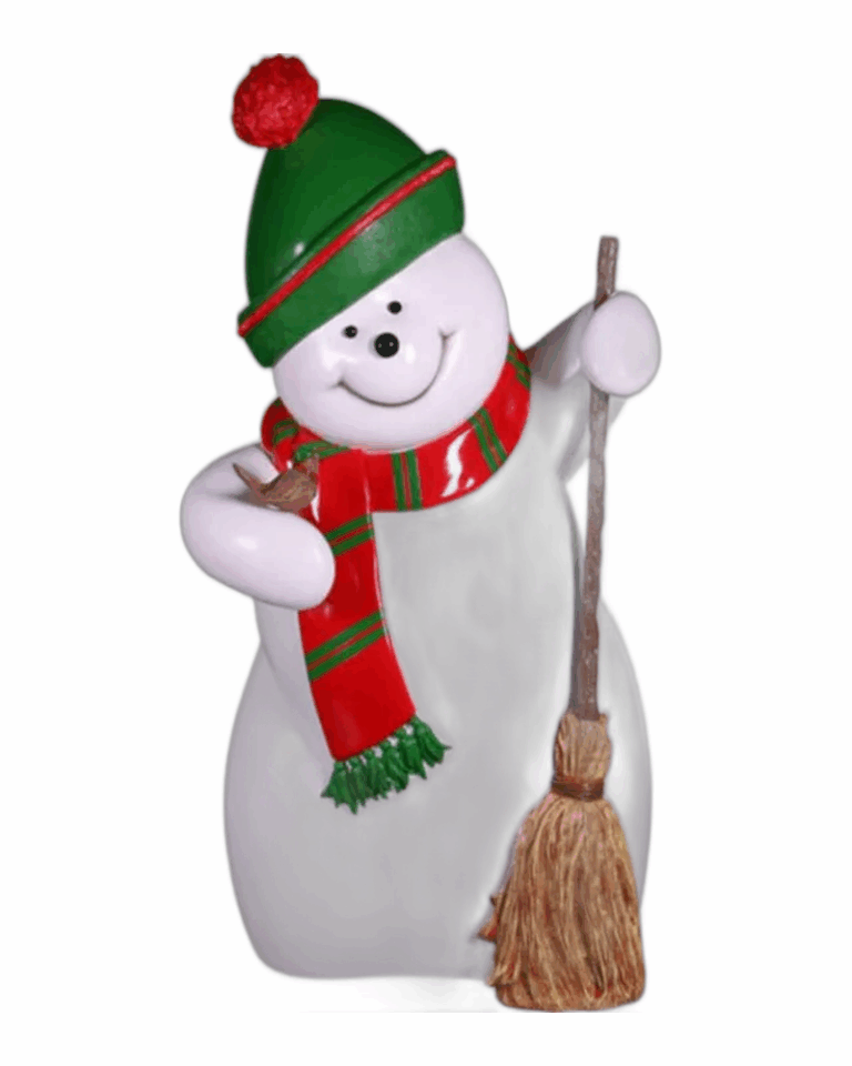 Large Snowman Statue