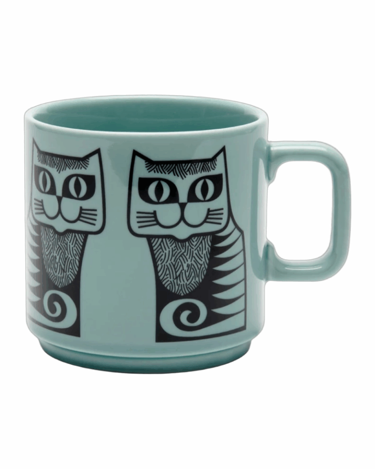 Hornsea Mug - Cat Teal