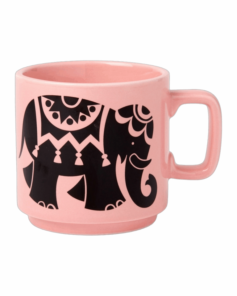 Hornsea Mug - Pink Elephant