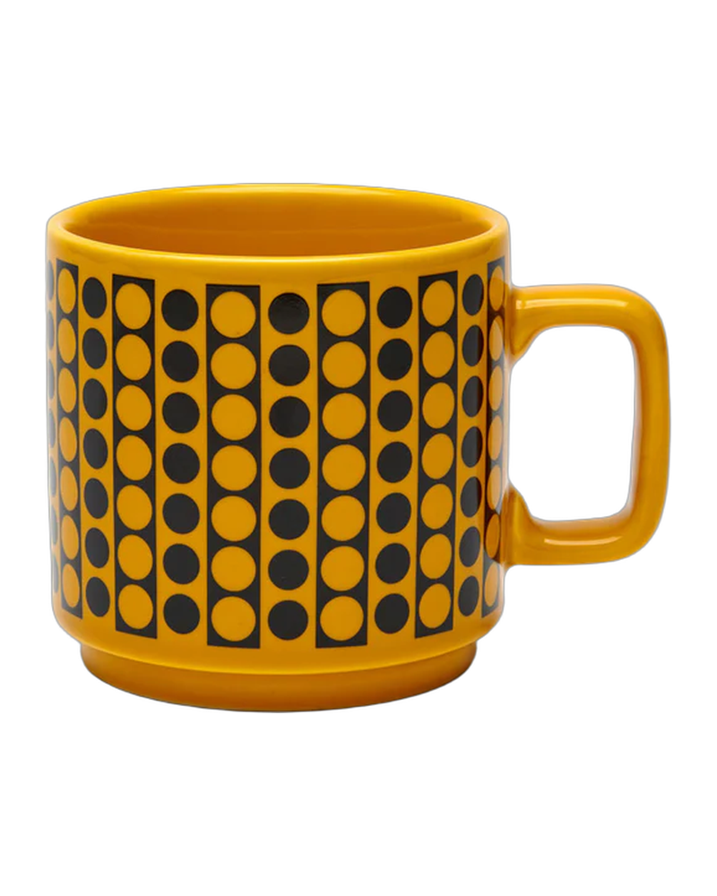 Hornsea Mug – Circles Yellow