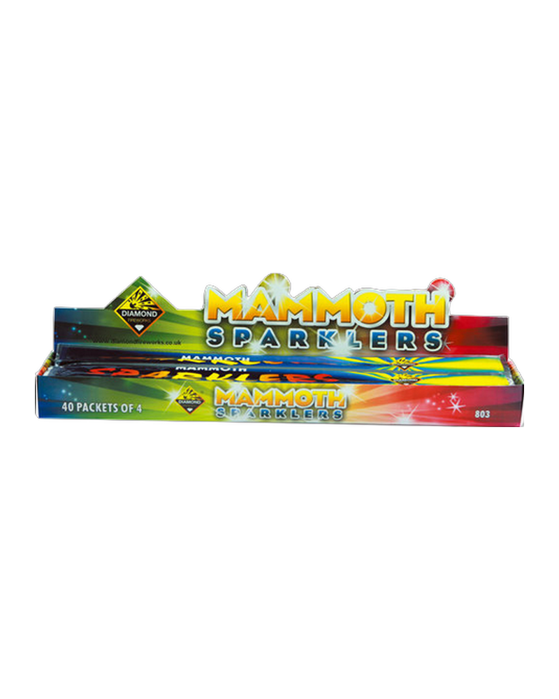 Mammoth Sparklers 4 pack by Diamond Fireworks