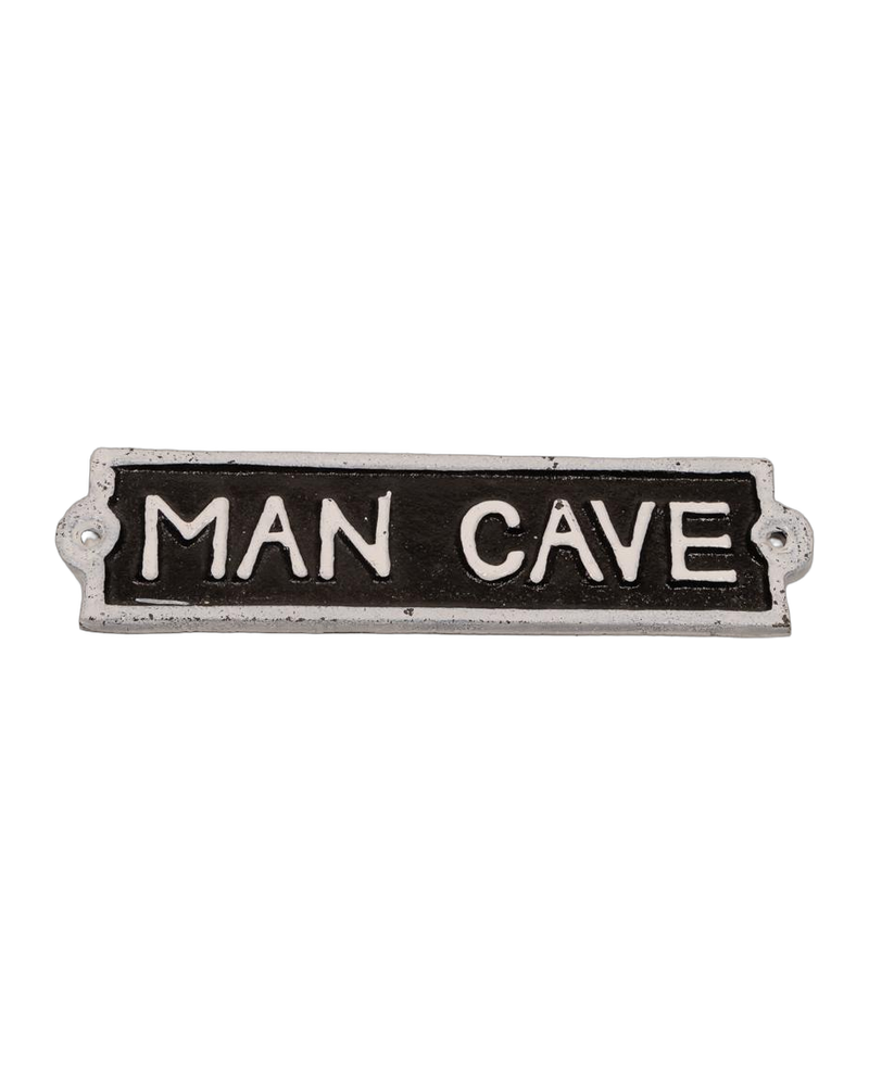 Man Cave Cast Iron Sign