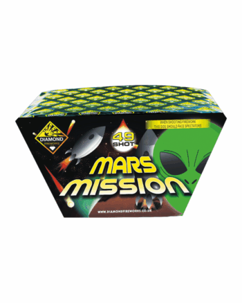 Mars Mission 49 Shot Fan Barrage by Diamond Fireworks