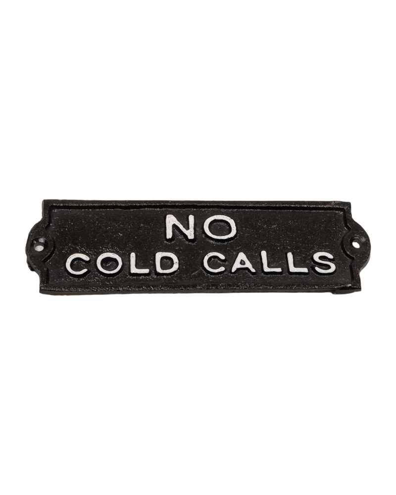 No Cold Calls Sign