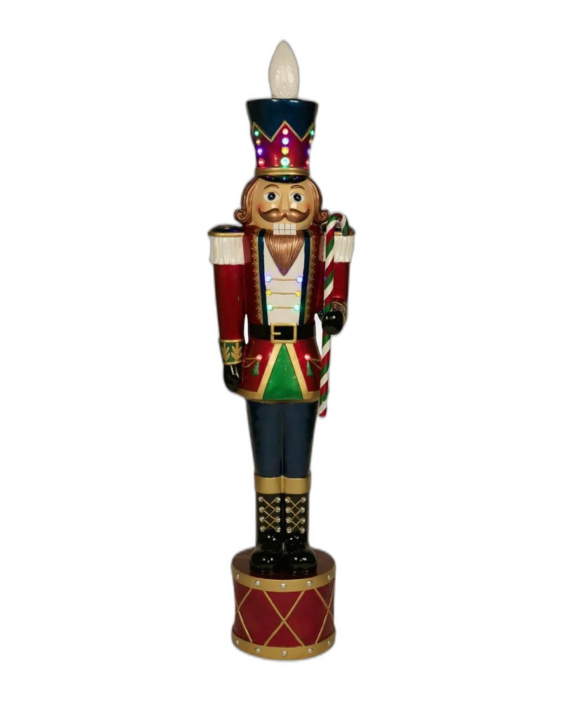 Nutcracker on Drum Statue