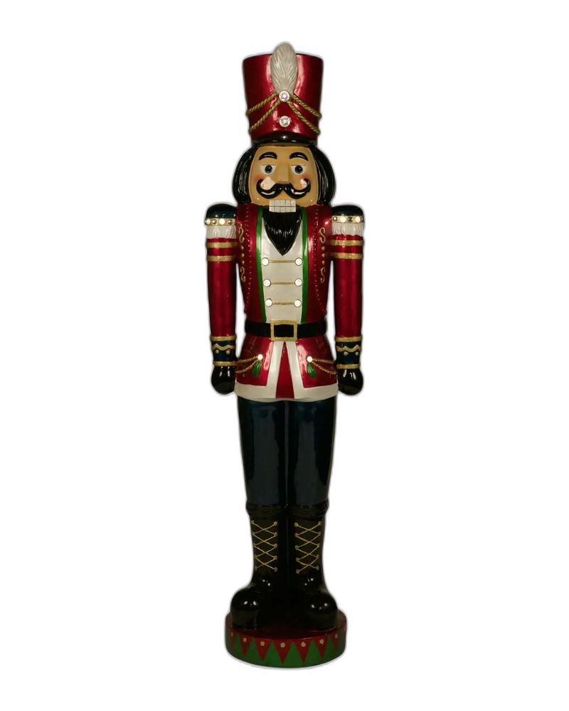 Nutcracker Statue with LED Lights