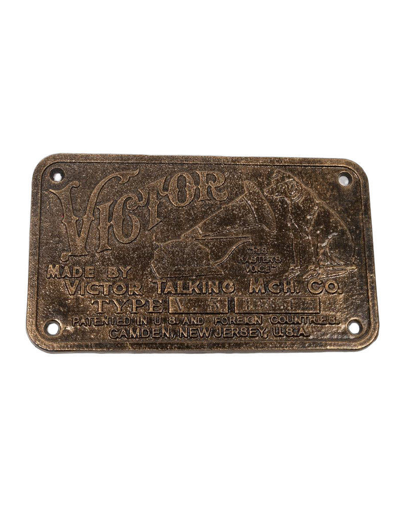 Old Victor HMV Cast Iron Sign