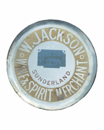 Original W. Jackson Sunderland Wine & Spirit Merchant Small Mirror