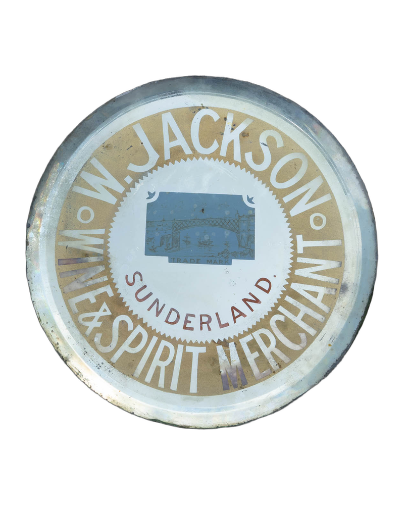 Original W. Jackson Sunderland Wine & Spirit Merchant Small Mirror