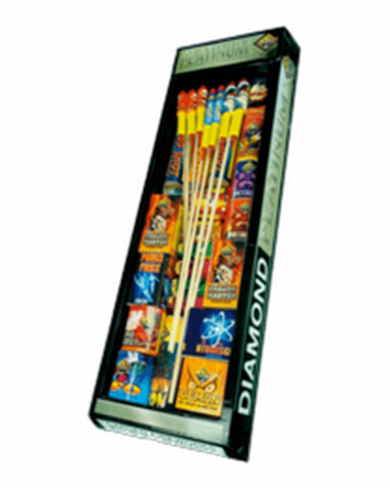 Platinum 35 Fireworks Selection Box by Diamond Fireworks