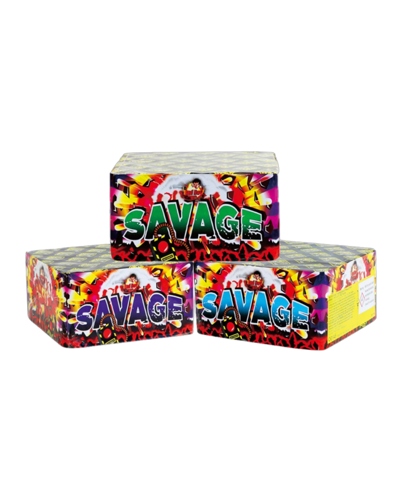 Savage 100 Shot Barrage by Diamond Fireworks