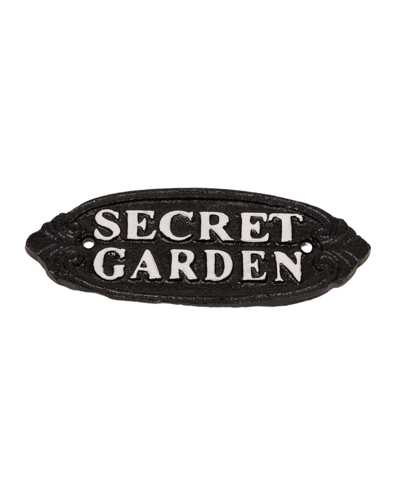 Secret Garden Sign