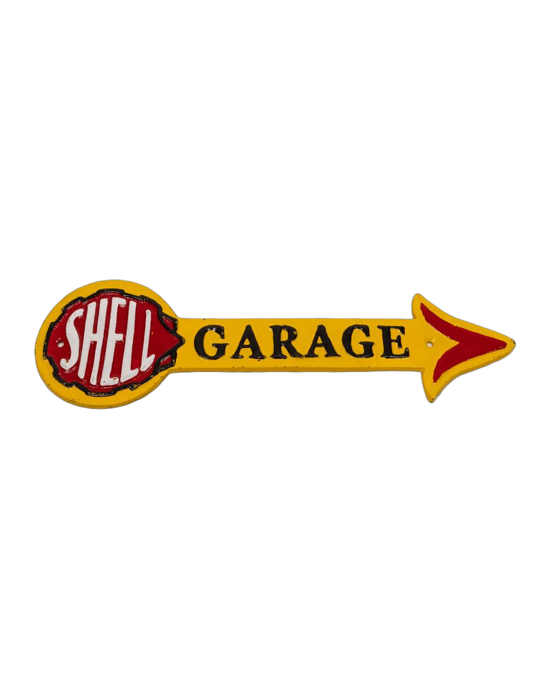 Shell Garage Sign