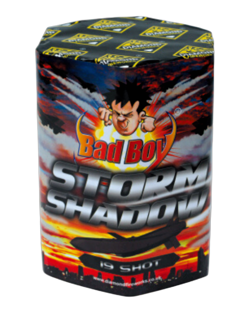 Bad Boy Storm Shadow 19 Shot Barrage by Diamond Fireworks