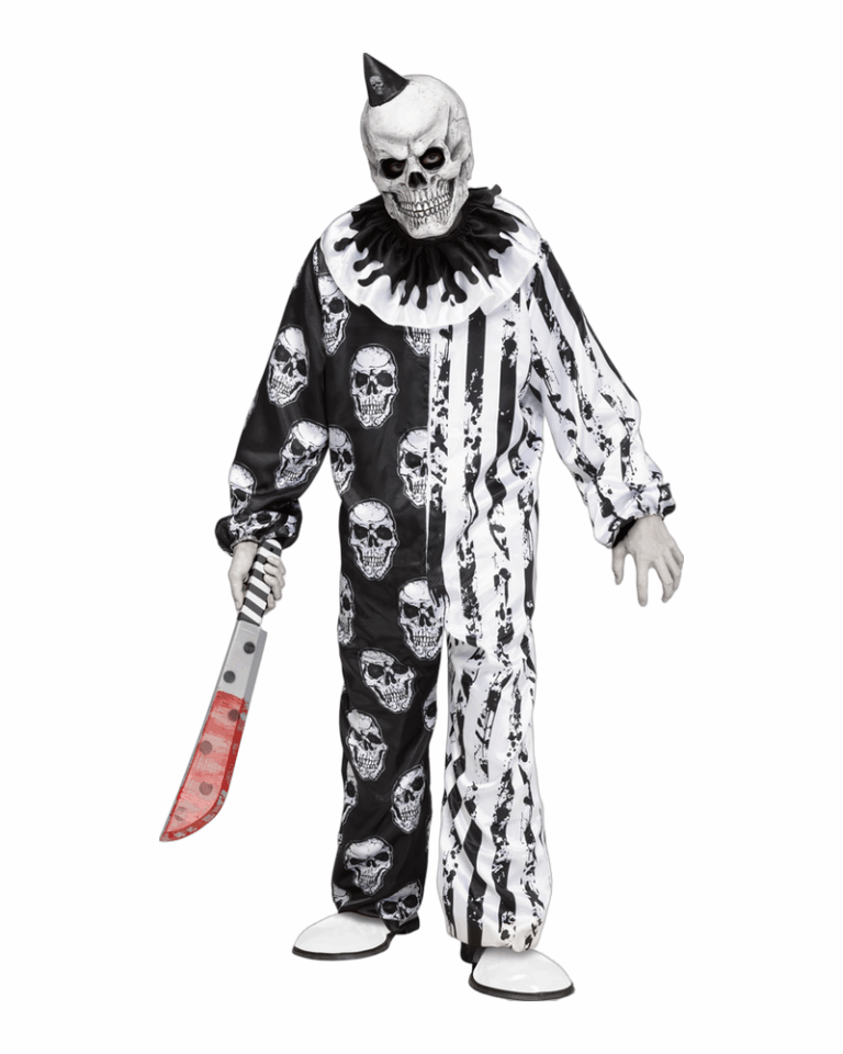 Skele-Klown Child Costume with Mask (L)