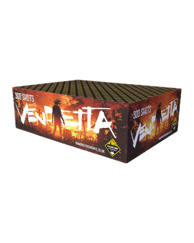 Vendetta 300 Shot Barrage by Diamond Fireworks