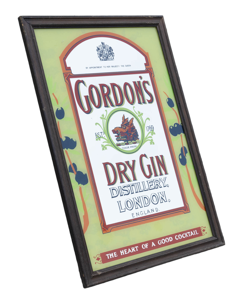 Vintage Gordon’s Dry Gin Mirror