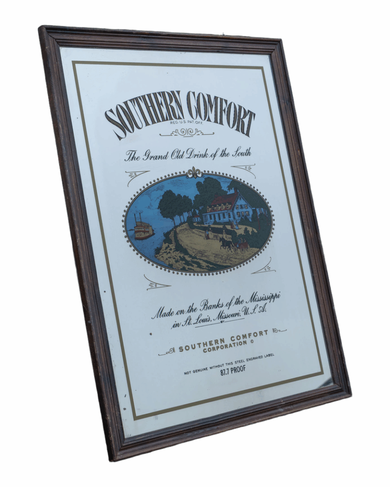 Vintage Southern Comfort Mirror