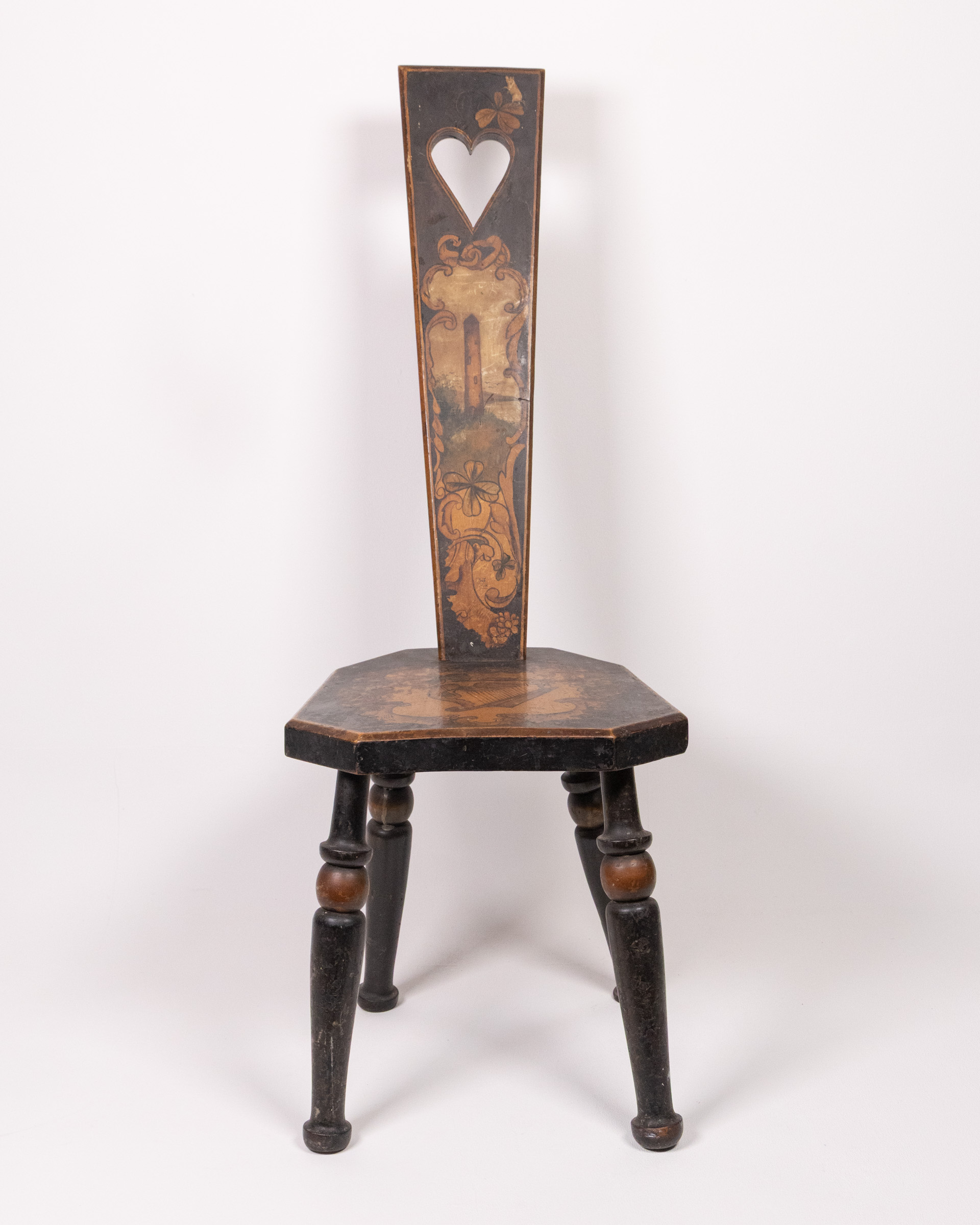 Irish Spinning Wheel Chair (1908) Devenish Island, Fermanagh