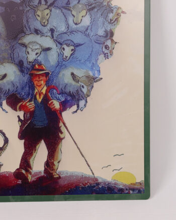 Guinness for Strength Metal Advertising Sign with Sheep