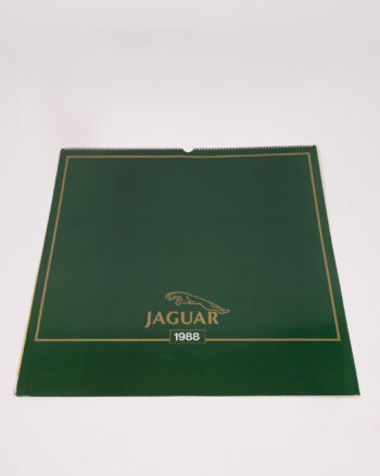 Vintage Jaguar 1988 Calendar with Car Illustrations