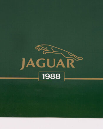 Vintage Jaguar 1988 Calendar with Car Illustrations