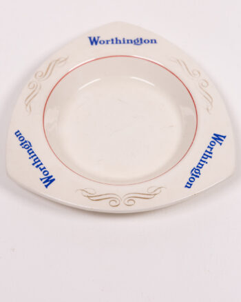 Vintage Worthington Ceramic Ashtray with Logo