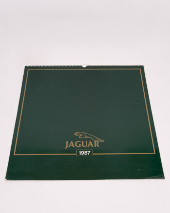 Vintage Jaguar 1987 Calendar with Car Illustrations