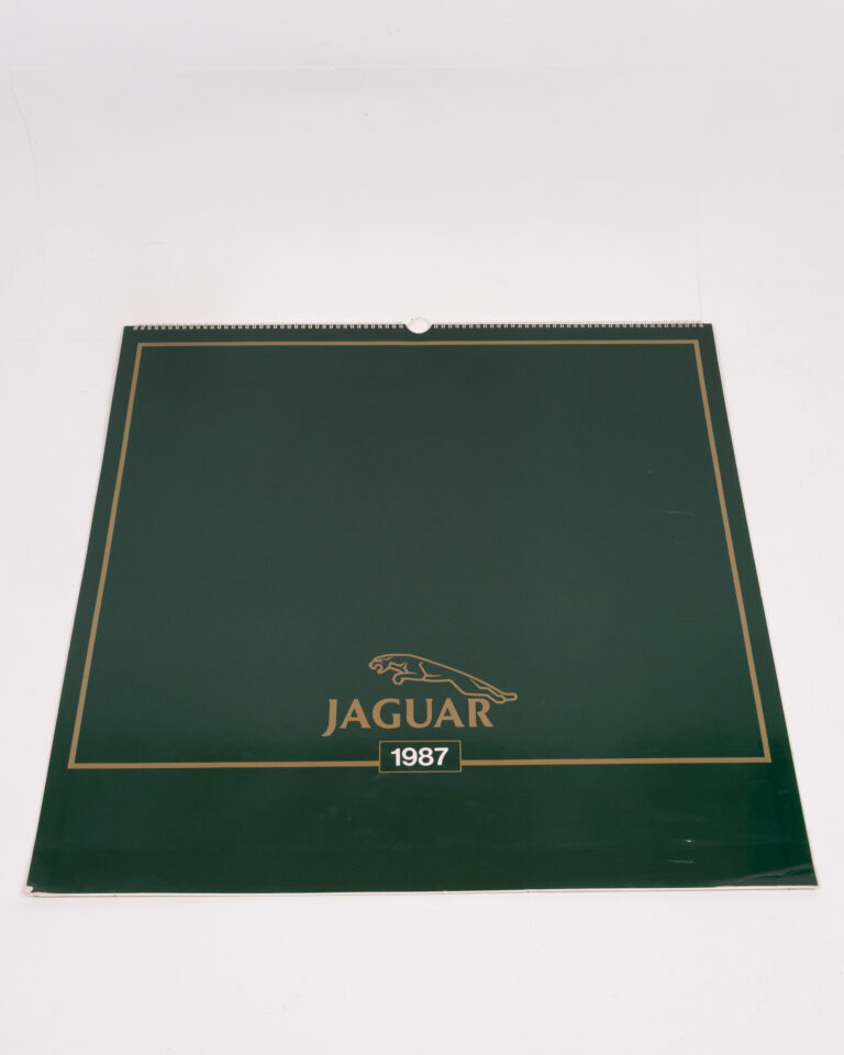 Vintage Jaguar 1987 Calendar with Car Illustrations
