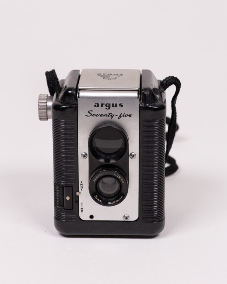 Vintage Argus Seventy-five Box Camera with Leather Case