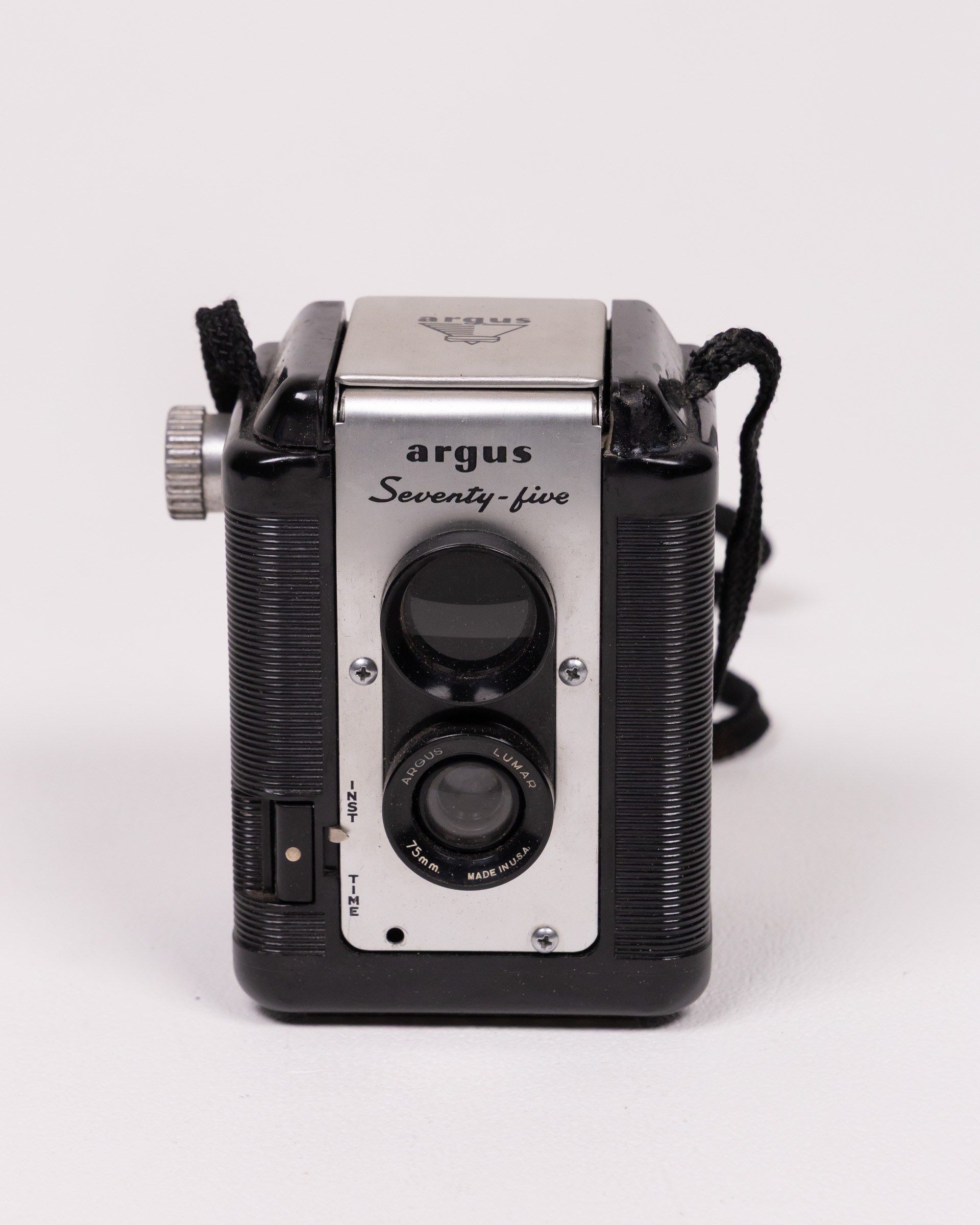 Vintage Argus Seventy-five Box Camera with Leather Case