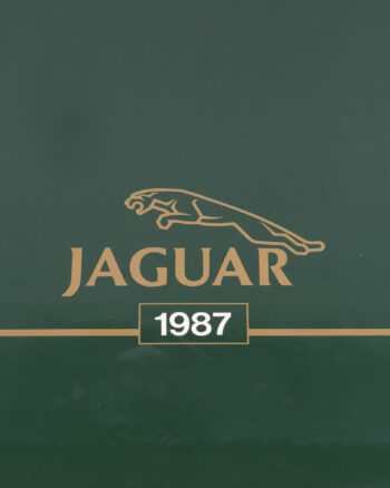 Vintage Jaguar 1987 Calendar with Car Illustrations