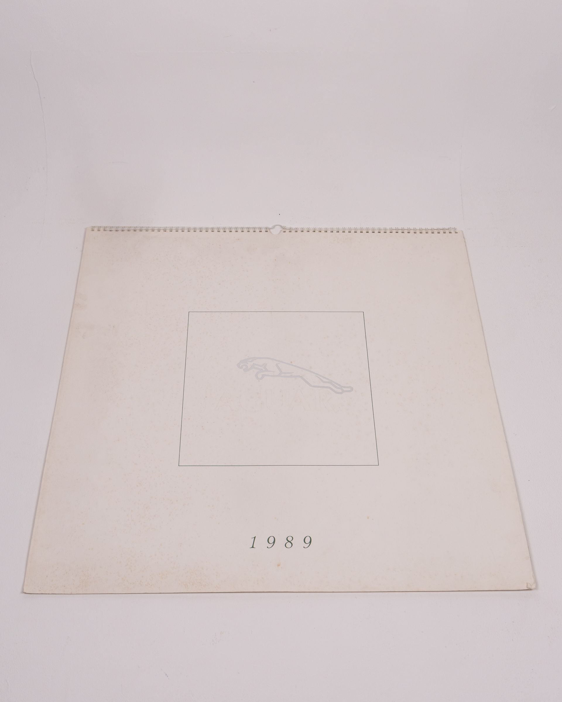 Vintage 1989 Jaguar Paladin Paper Calendar with Images